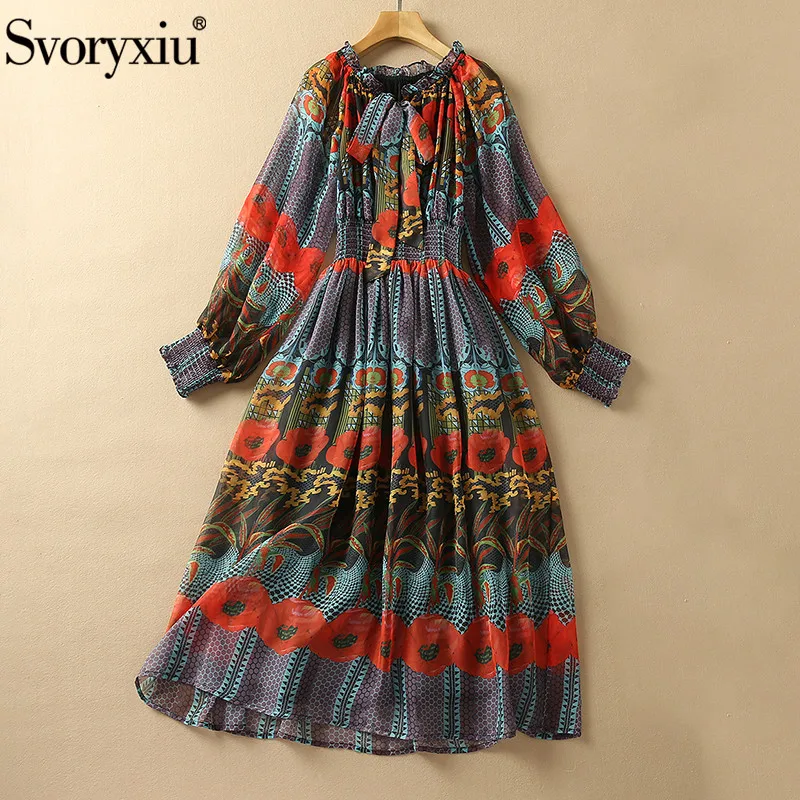 

Женское Платье До Колена Svoryxiu, элегантное приталенное платье трапециевидной формы с круглым вырезом и эластичной резинкой на талии, вечерн...