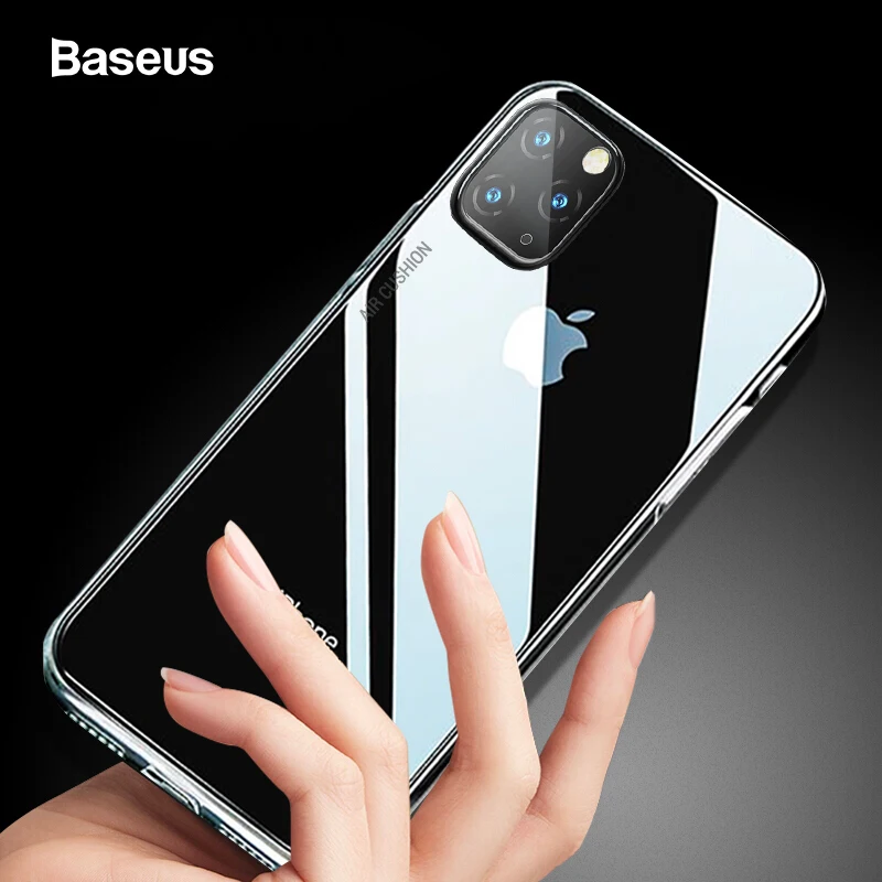 Baseus Transparent Soft Silicone Case For iPhone 11 Pro 2019 Newest Shockproof Cover XI Max Ultra Thin Coque |
