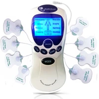 health care tens acupuncture device full body relax muscle therapy pulse massager 8 electrode pads2 four way wire