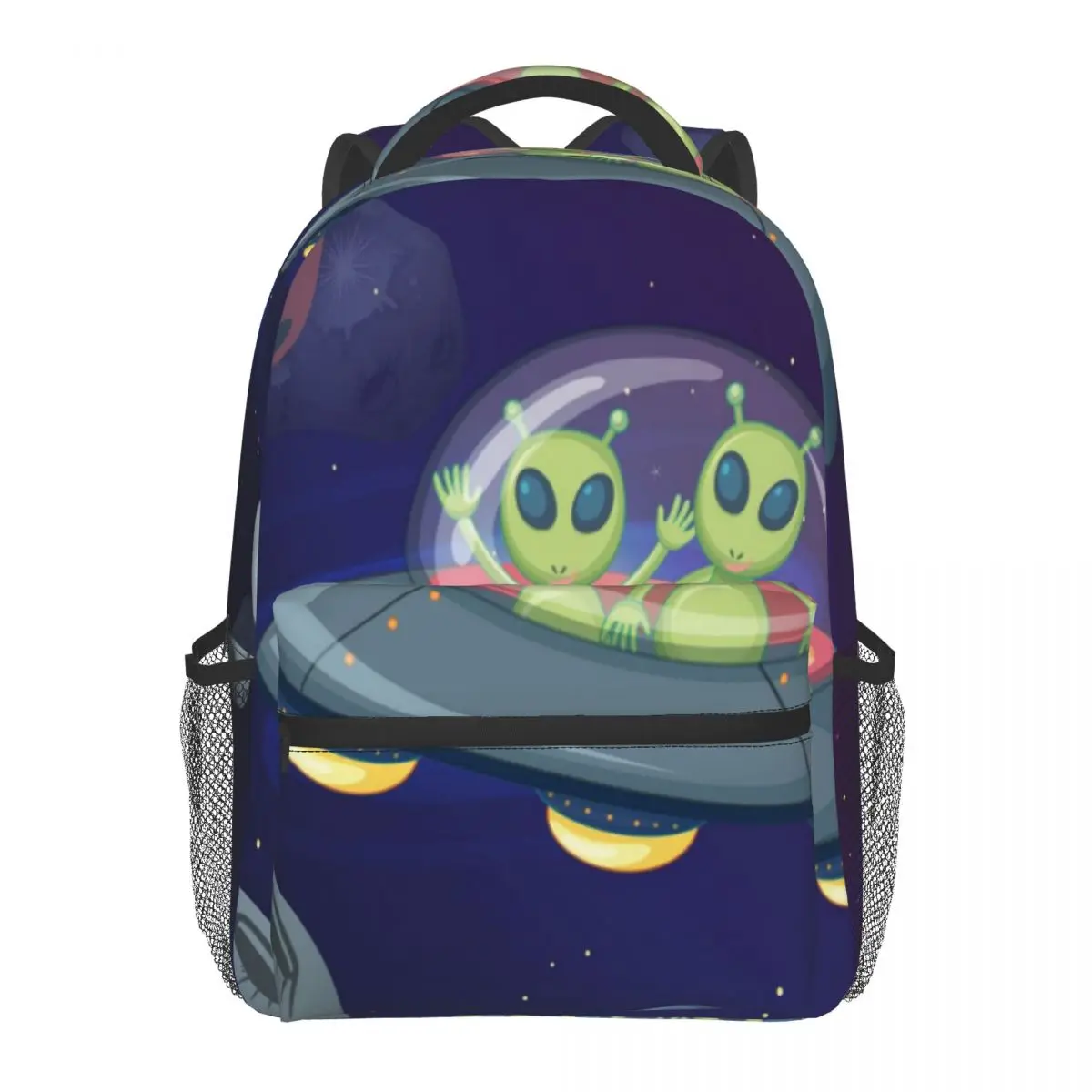 

Новинка 2021, рюкзак для путешествий с инопланетянином НЛО, женская сумка, Повседневная Студенческая сумка, сумка для ноутбука, сумка для книг