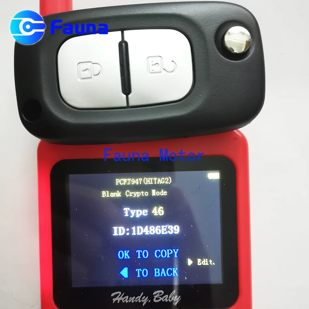 2 Button 434MHz ASK Flip Remote Control Key For Renault With PCF7947 ID46 Chip | Автомобили и мотоциклы