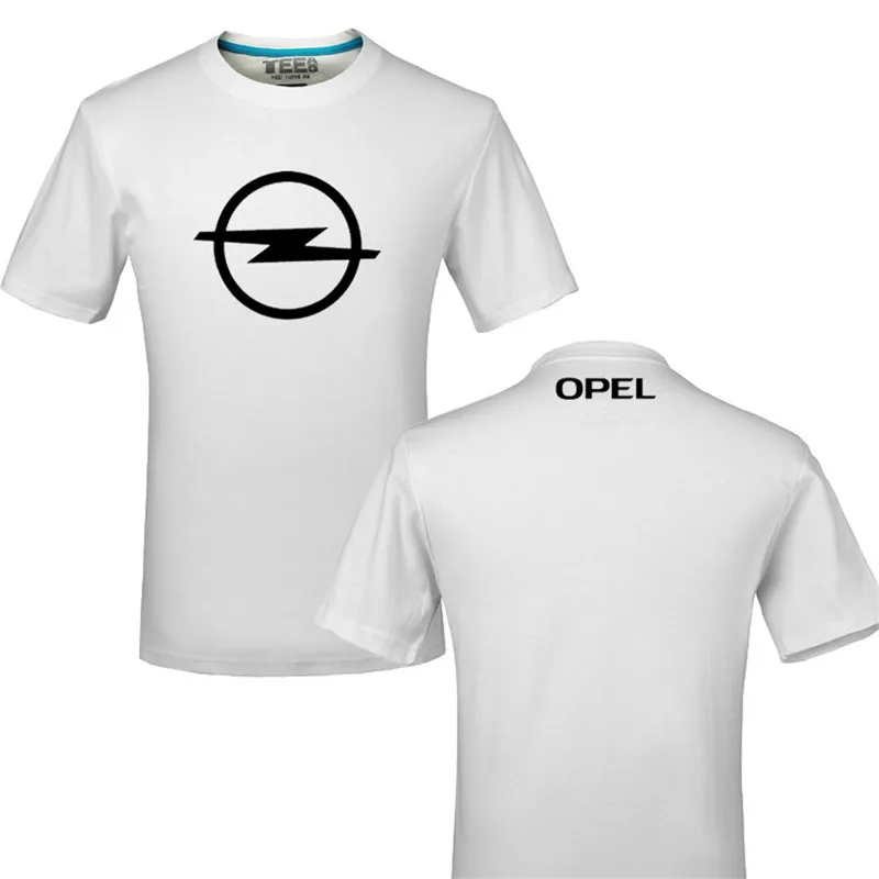 2021 Креативный дизайн логотип Opel футболка однотонные Цвет хлопковая для мужчин