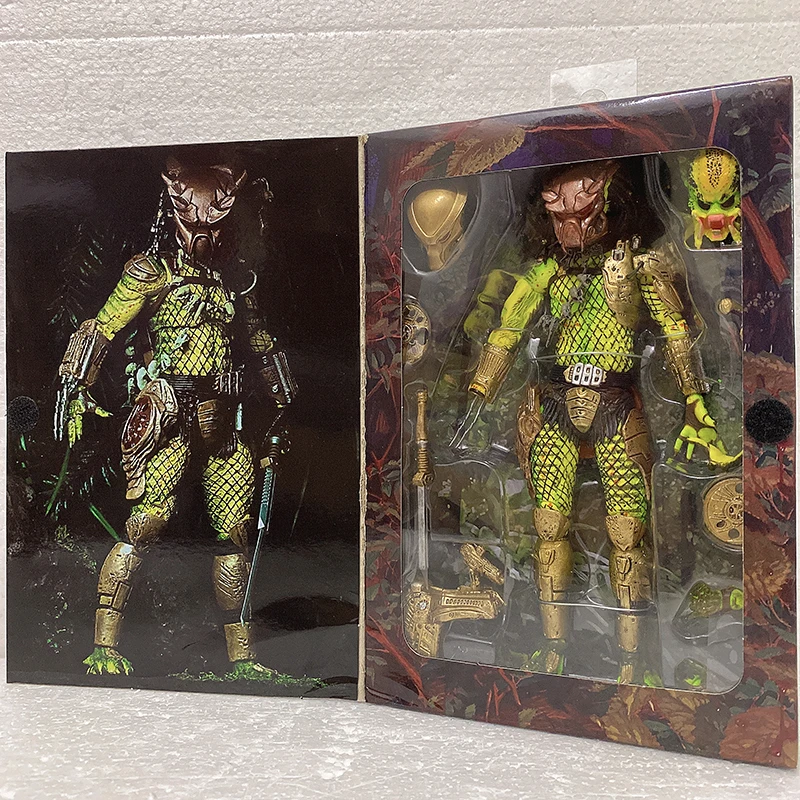 

Фигура хищника NECA, фигура хищника, старый хищник, золотой, лидер клана Кеннер, экшн-фигурка, Коллекционная модель, игрушка