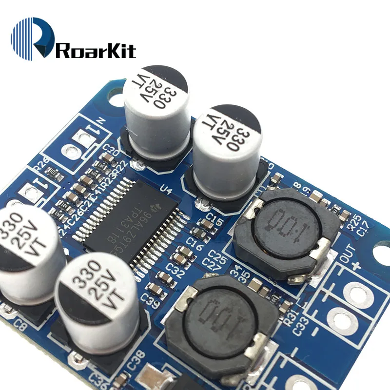 TPA3118 PBTL моно плата цифрового усилителя 1X60W 12В 24В модуль мощности|digital amplifier board|power