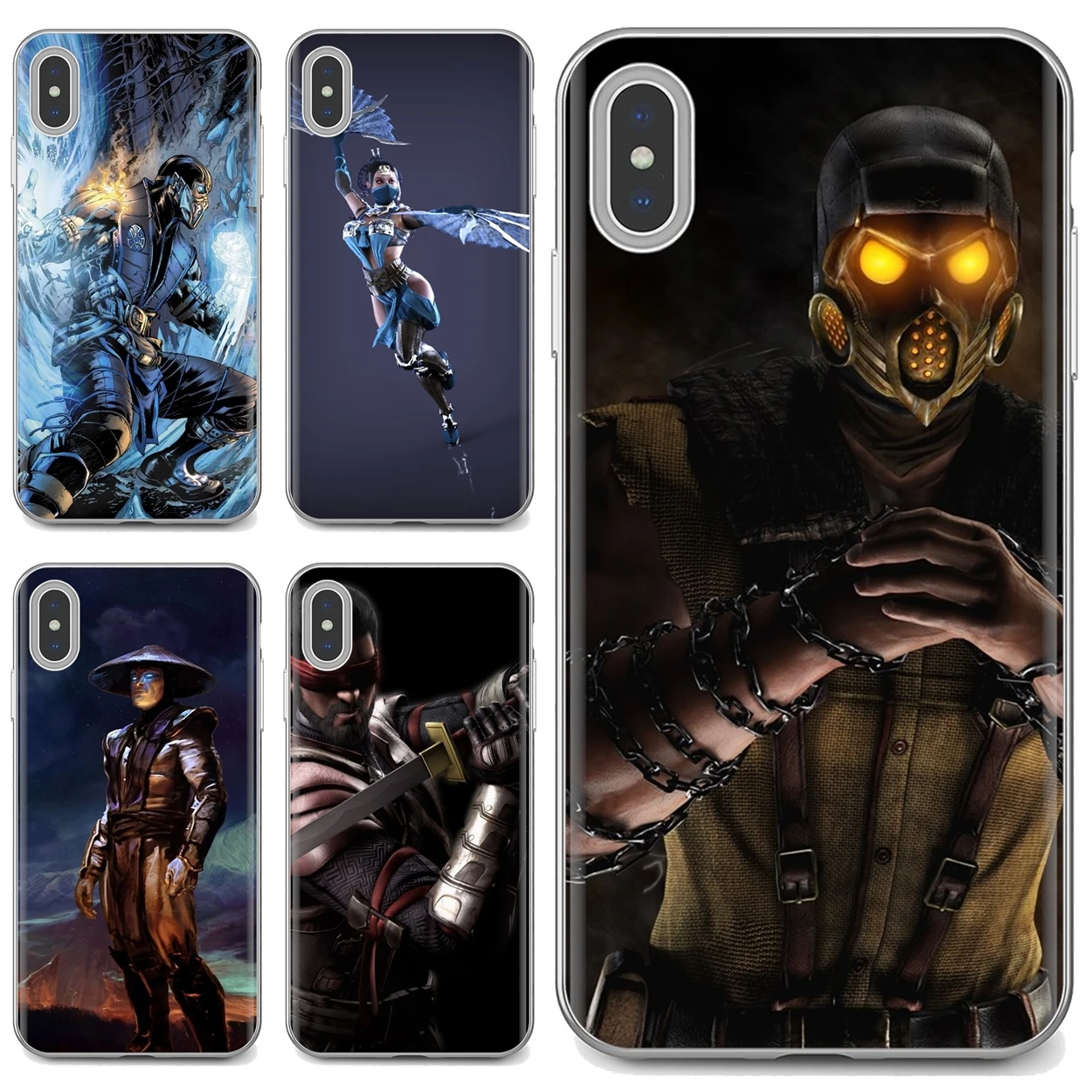 Мягкий чехол для Sony Xperia XA1 XA2 ULTRA 10 X L2 Oppo realme c3 6 6S 6i 7 7i Pro c11 Raiden Mortal Kombat обоев