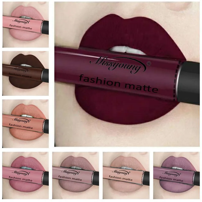 Новый бренд макияж матовая помада для губ коричневый телесный шоколадный цвет