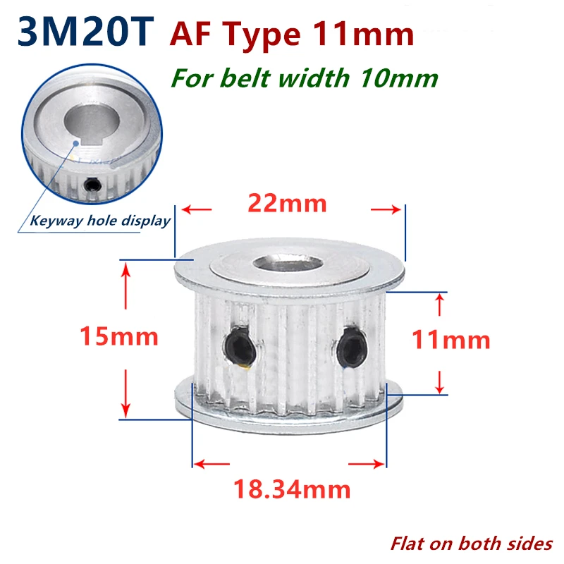 

20 Teeth Arc HTD 3M Timing Pulley for Width 10mm 3M synchronous belt HTD3M Belt pulley Wheel Gear 20Teeth 20T