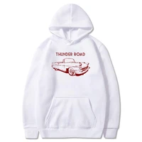 thunder road long sleeve hoodies for men springsteen rock music guitar vintage sweatshirt coat clothes gift idea