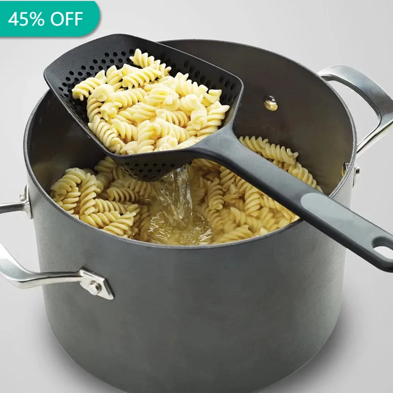 

Non-stick Scoop Colander Strainer Slotted Spoon Strainer Shovel, Vegetables, Water Leak, Kitchen Tool Accessories