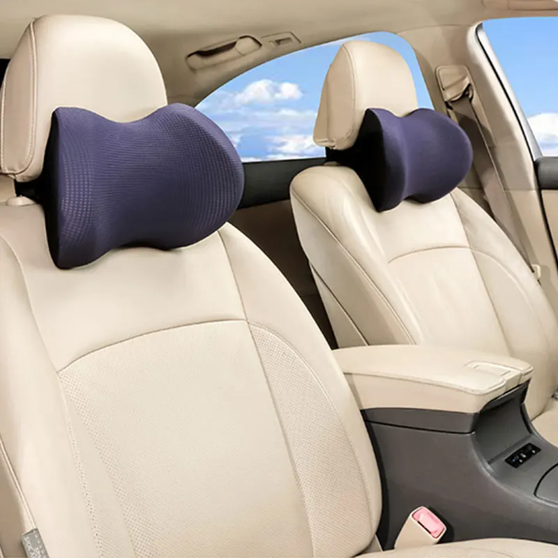 

NEW Car Seat Head Neck Rest Massage Auto Pillow Space Memory Neck Headrest Car Cover Vehicular Pillow Seat Headrest Accessories