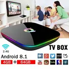 Приставка Смарт-ТВ Q Plus H6, 4 Гб + 64 ГБ, 4 ядра, Android 9,0