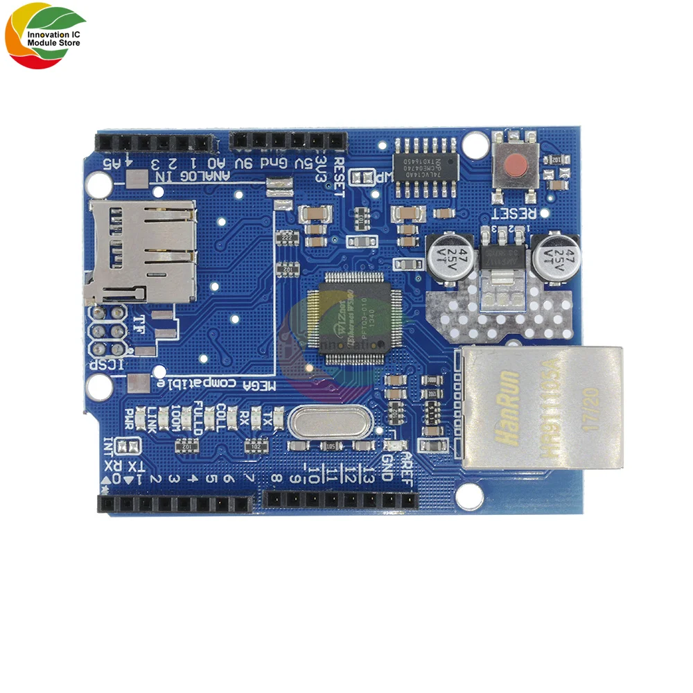 

Модуль W5100, экран Ethernet, сетевая плата W5100 R3 Mega 2560 1280 328 R3 W5100, макетная плата для карты памяти Arduino