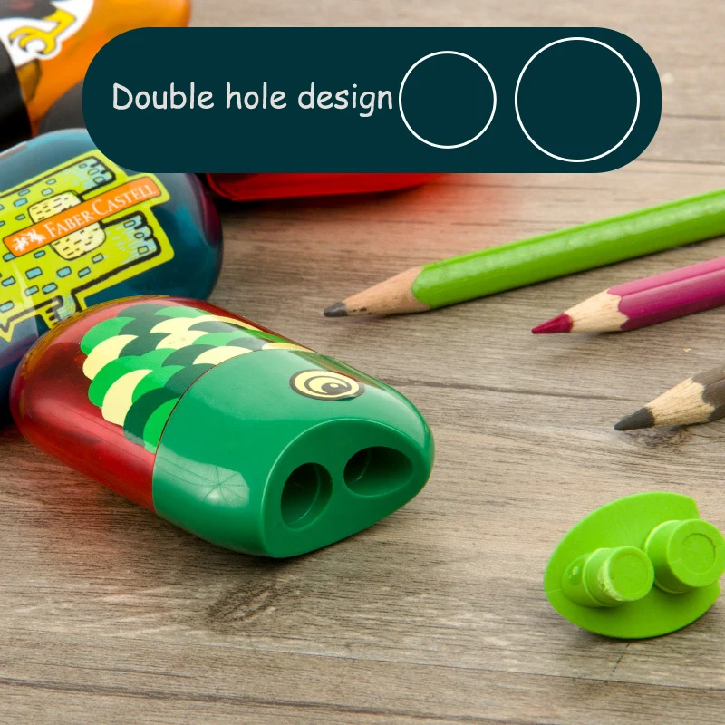 FABER CASTELL мультфильм точилка для карандашей Творческий двойное отверстие