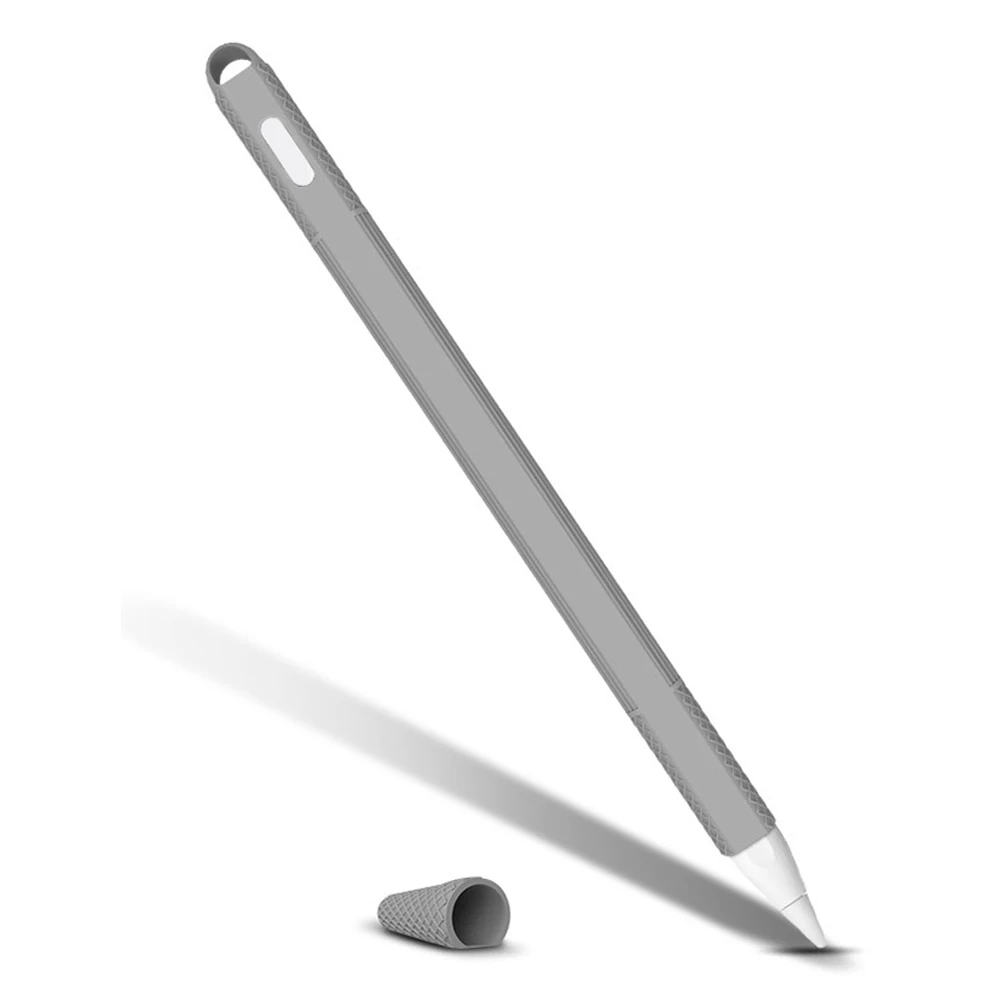 For iPad Pencil Anti-Slip Silicone Stylus Protective Case Cover Skin for 2 Gen estojo escolar apple pencil case | Компьютеры и офис