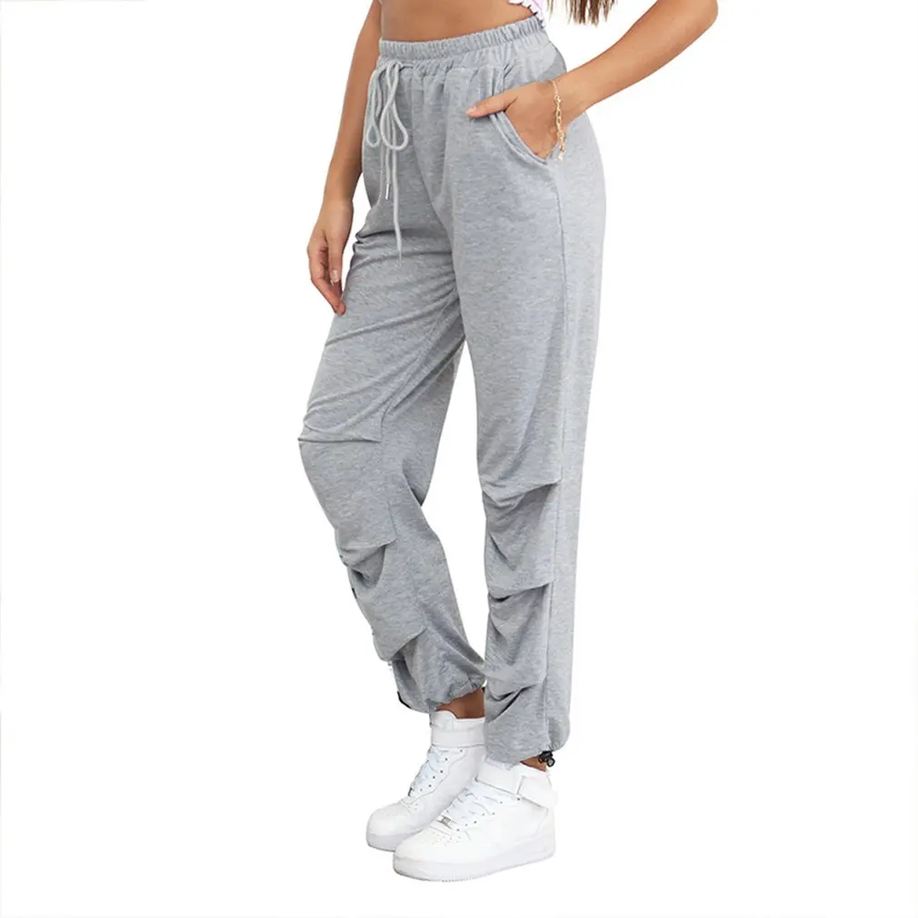 

Sports Pants Women'S Summer Leisure High Waist Straightcasual Trousers Jogging Streetwear Fine Wormanship Birthday Gift