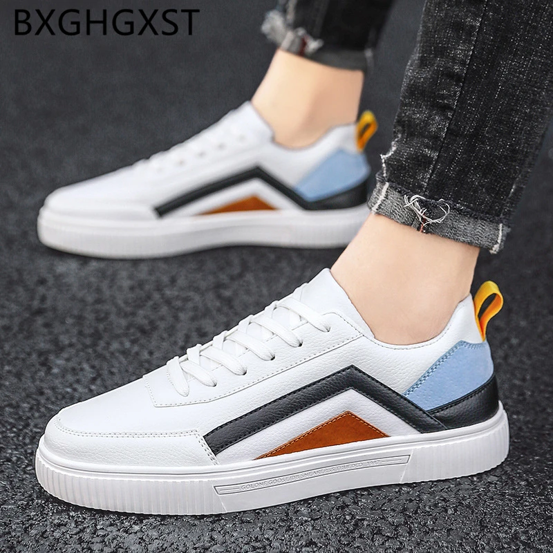 

Men Shoes Leathe Sneakers White Rmens Shoes Casual Fashion Flat Summer Shoes Men 2021 Chaussure Homme Zapatillas Hombre Casual