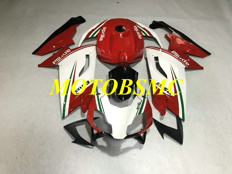 Комплект обтекателей под давлением для Aprilia RS125 06 07 08 09 10 11 RS 125 2006 2010 2011 ABS белый