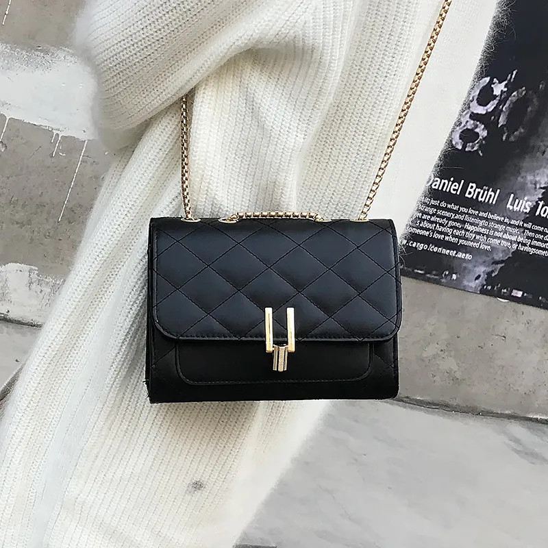 2020 Модные женские маленькие квадратные сумки через плечо винтажная сумка из