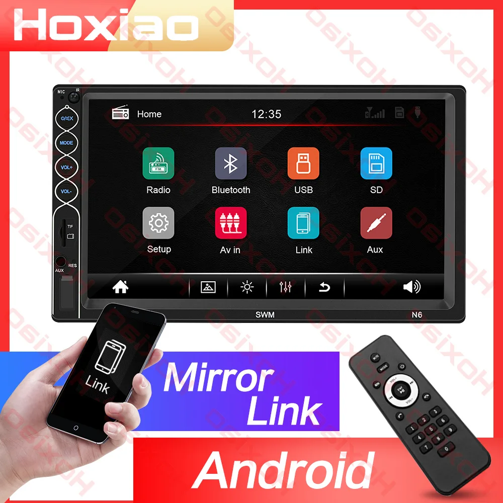 Автомагнитола MP5 2 Din с поддержкой камеры заднего вида|Автомагнитолы| |