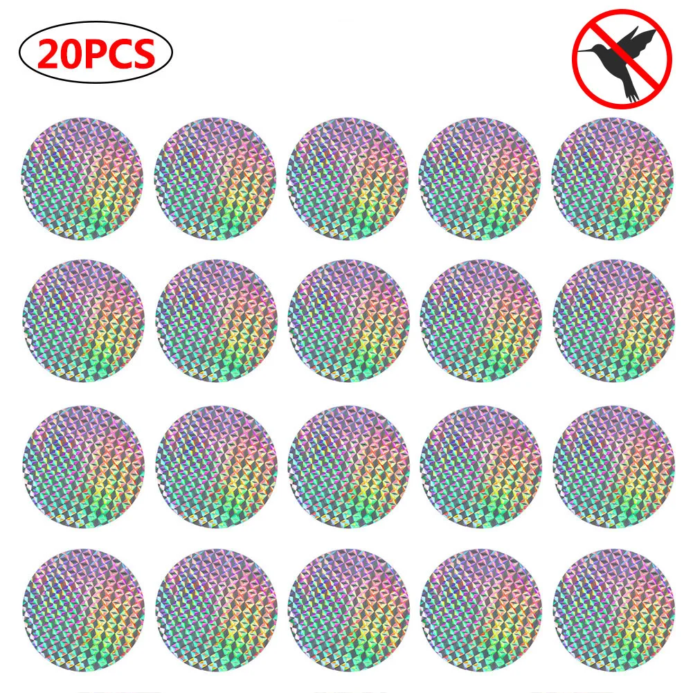 

10/ 20pcs Bird Repellent Tape Reflective Anti Bird Scare Eflective Stick Tape Pigeons For Garden Courtyard Window espanta cuco