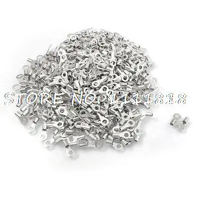 

1000 pcs AWG 22-16 19A 3mm Ring Diameter Non-insualted Terminal Cable Lug