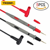 tkdmr test probe leads for dmm digital multimeter needle point gold plated 1000v 20a free shipping