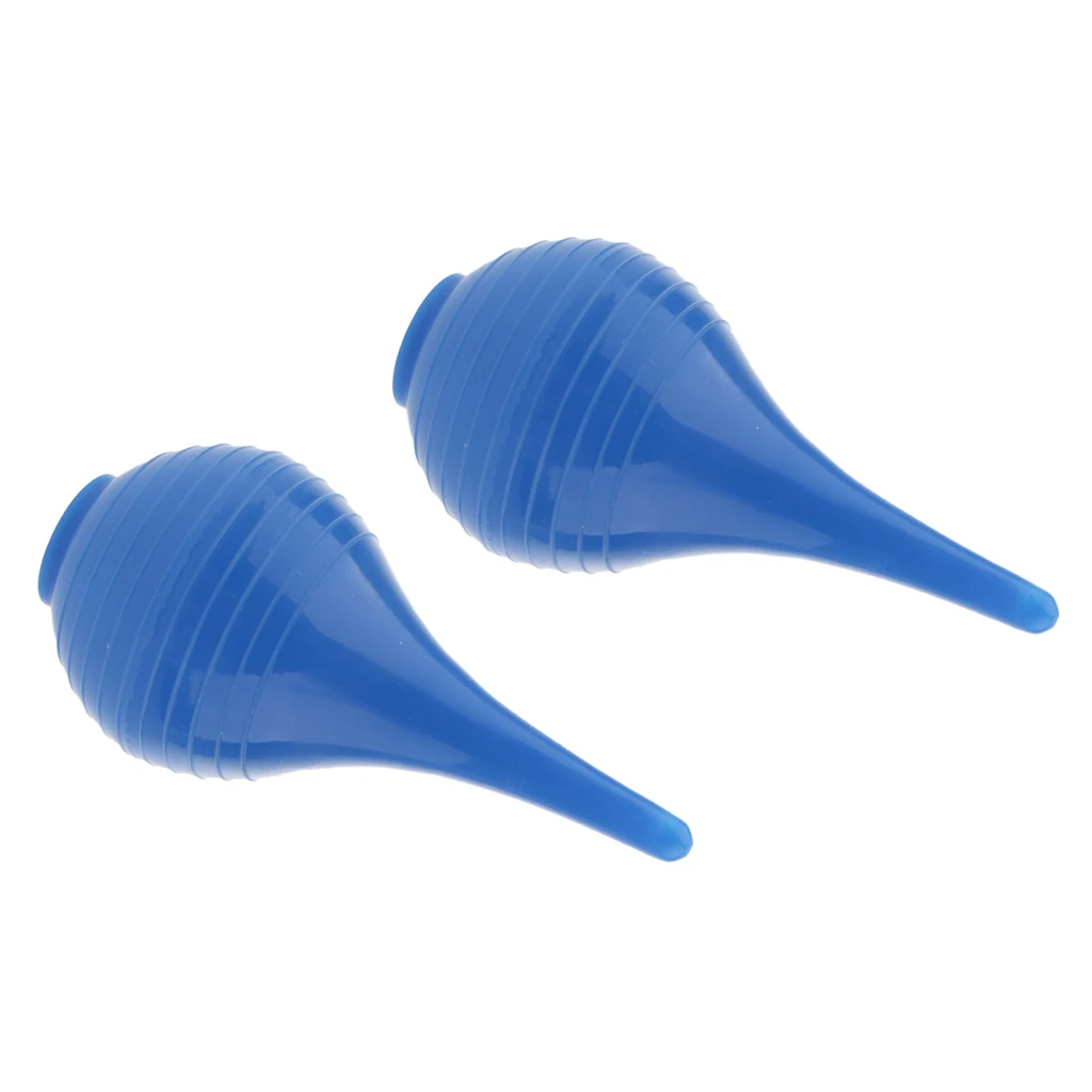 

2 Pieces Ear Washing Syringe - Rubber Suction Squeeze Bulb, Hand Bulb Air Pump Laboratory Tool