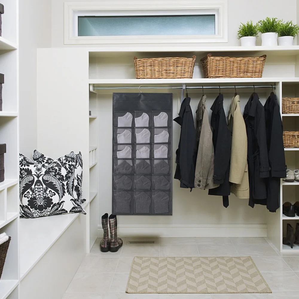 

Multi Grids Hanging Storage Bag Sundries Organizer for Bedroom Living Room