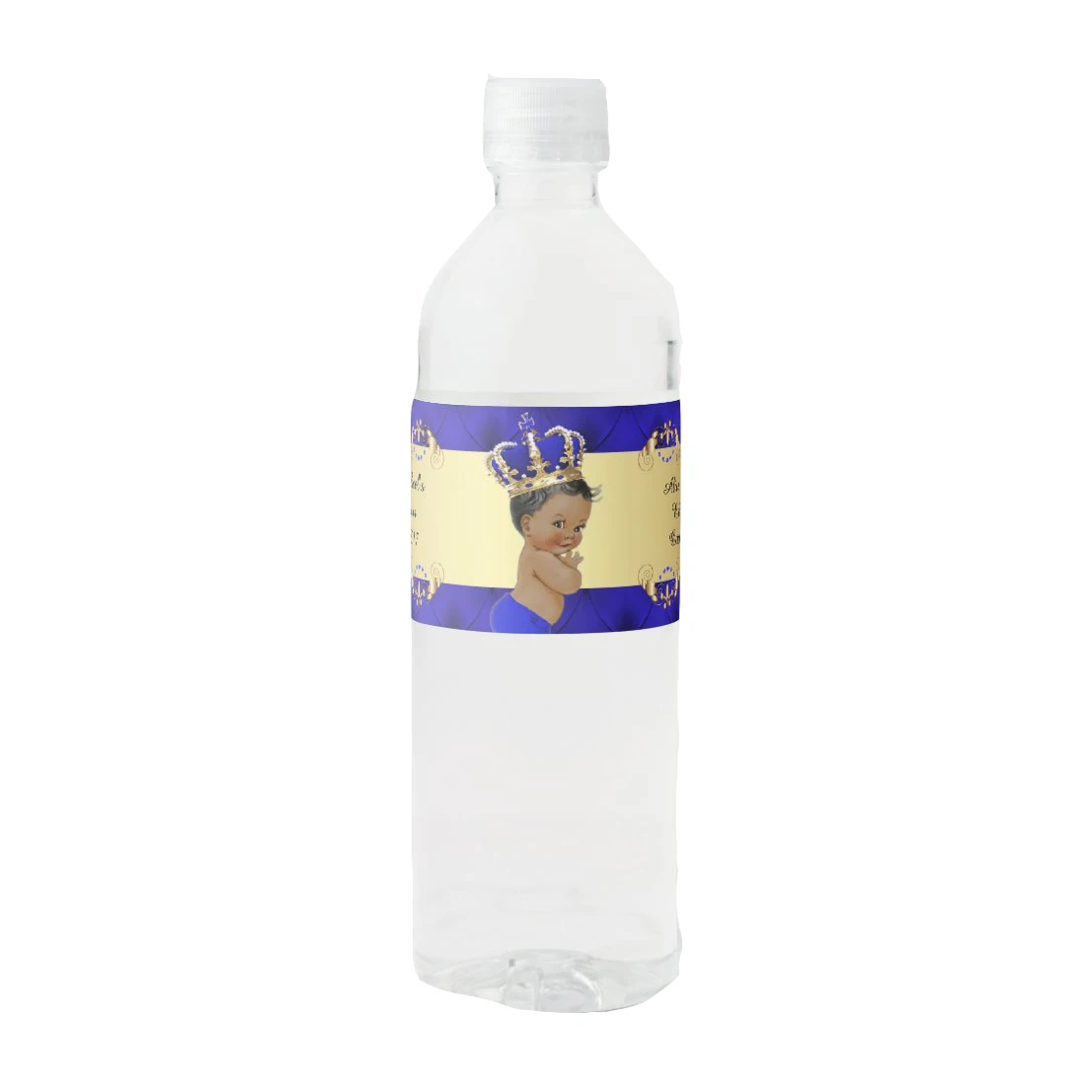 Custom Royal Baby Shower Water Bottle Label Birthday Party Christening Baptisn Supplie