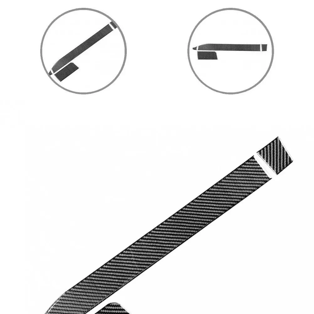 

Стабильный 4 шт. практичная отделка из углеродного волокна