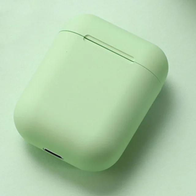 10 шт. Inpods 12 TWS беспроводные Bluetooth наушники - Цвет: Зеленый