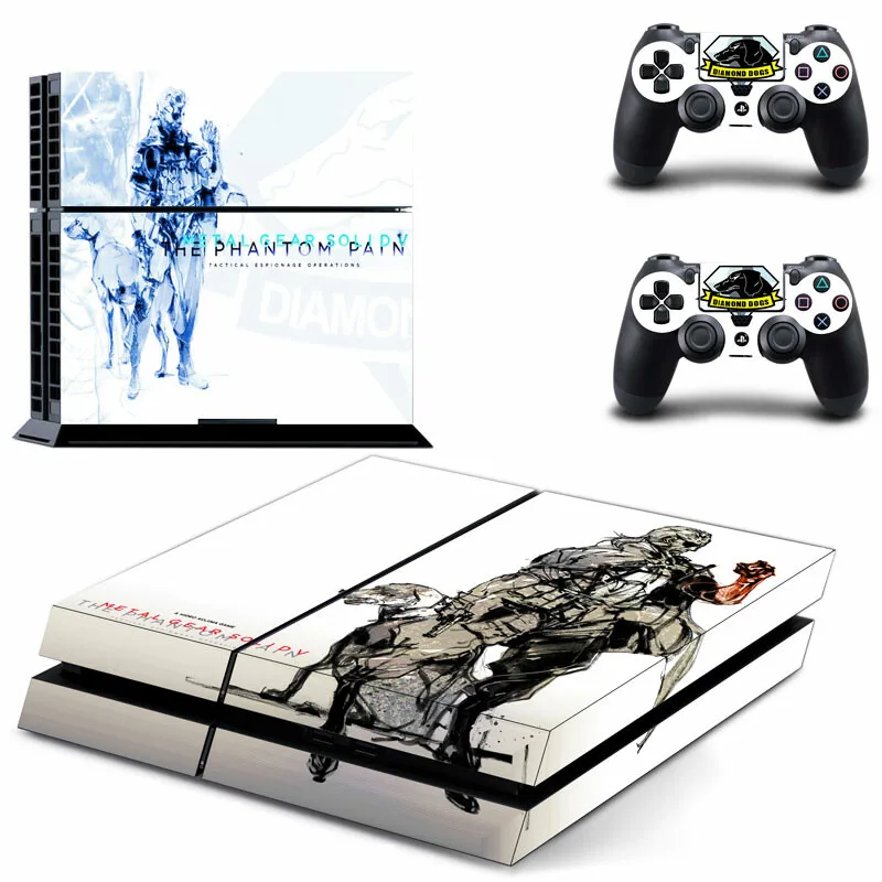 Металлическая шестерня твердая наклейка для PS4 s Play station 4 PS PlayStation консоль и чехол