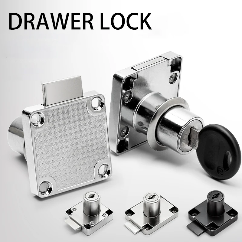 

Desk Drawer Lock Vintage Wardrobe Lock Extended Cabinet Lock Furniture Glass Lock Bedside File Bookcase Solid Lock Lock And Key