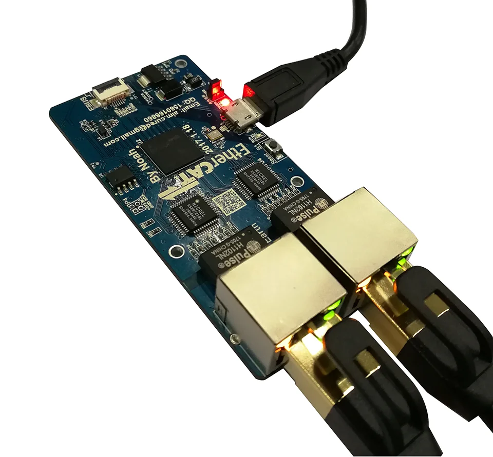 

EtherCAT Development Board ET1100 16-bit Asynchronous Parallel Bus STM32F767 Development Board