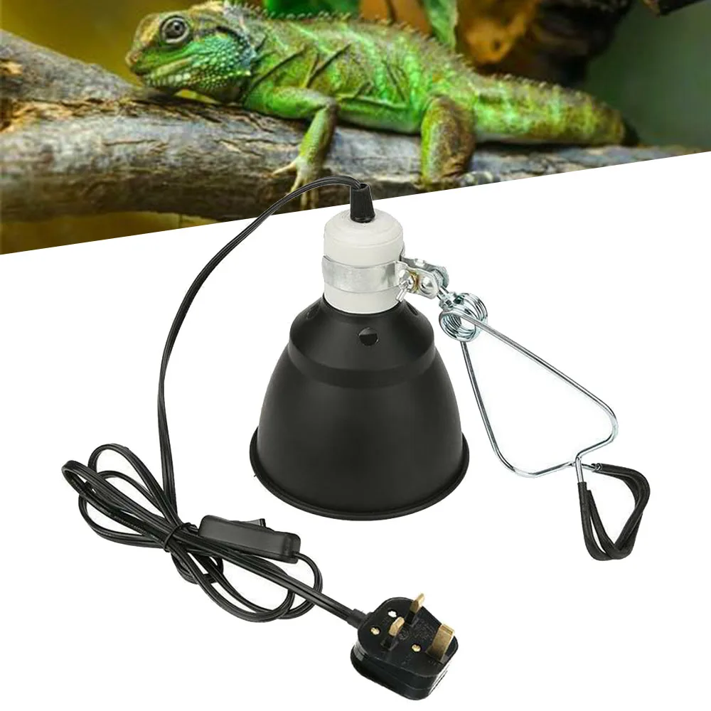 

300W E27 Reptile Ceramic UVA/UVB Heat Light Lamp Dome Holder Turtle Brooder Basking UK/US/AU/EU Plug