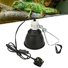 Керамическая лампа для рептилий, UVAUVB, 300 Вт, E27, купольный светильник, для черепахи, с вилкой UKUSAUEU