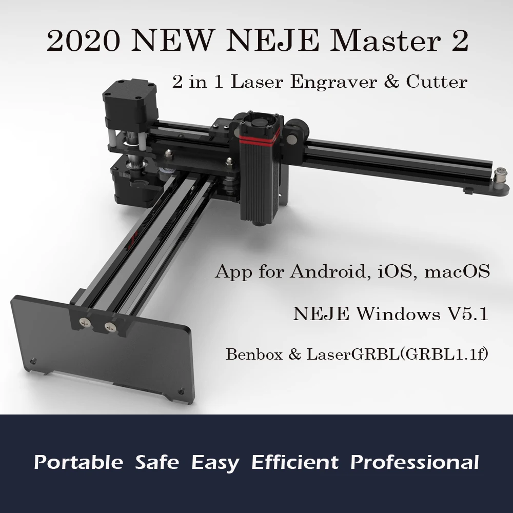 Лазерный гравер NEJE Master 2S 15 Вт с ЧПУ режущий станок беспроводным управлением через