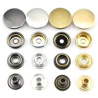 round buttons high end down jacket buttons metal snap button metal prong snap buttons bag clothes jacket repair rivet diy tools