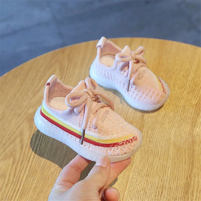 DIMI/2019 г. Осенняя обувь для маленьких мальчиков и девочек дышащая сетчатая