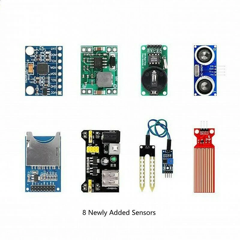 

45 in 1 Sensor Module Set With Tutorials For Arduino Raspberry Pi Robot Kids DIY