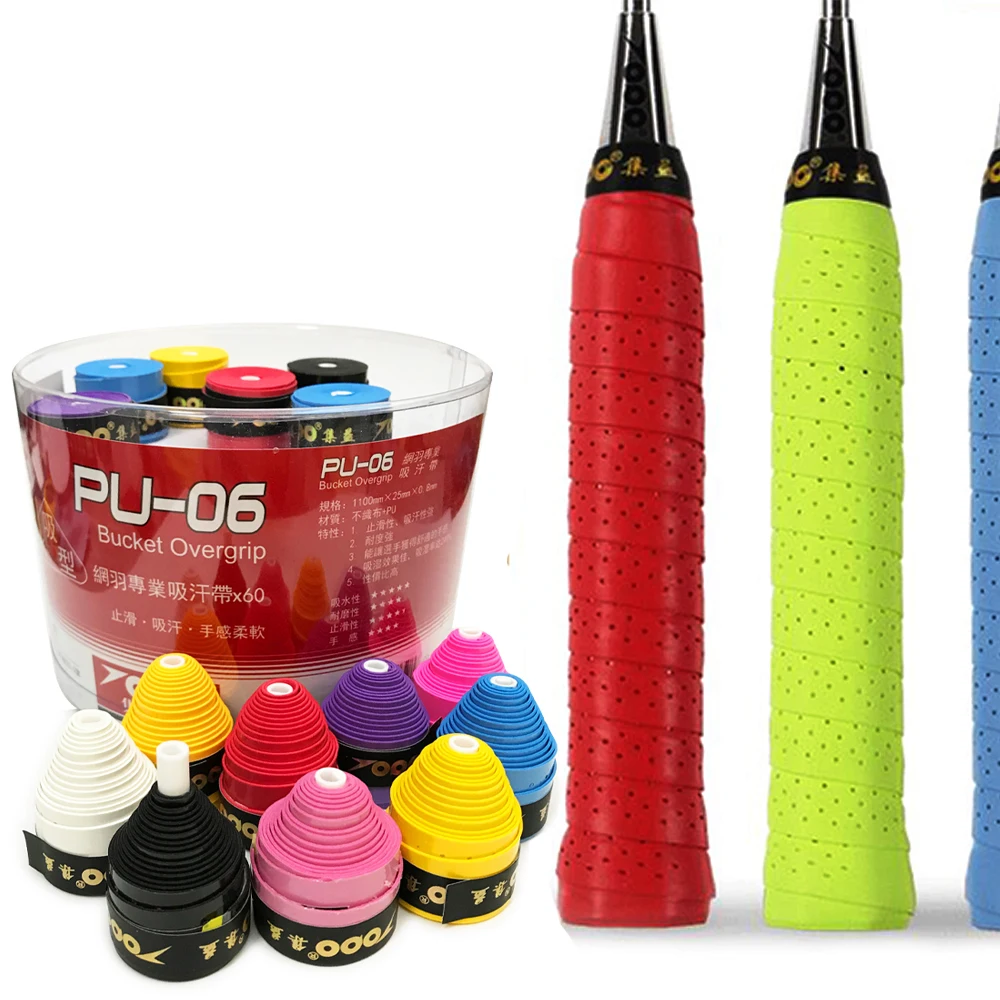 180 шт./лот липкая перфорированная ракетка/ракетка для бадминтона/Теннисная