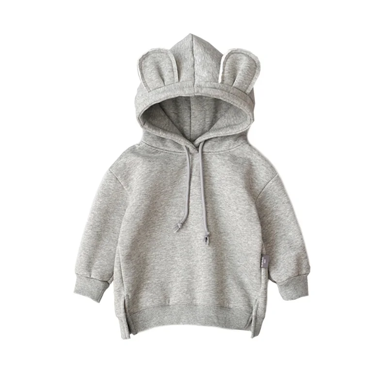 

Baby Casual Long Sleeve Coat Girl Clothes Autumn Toddler Ear Design Hoodie Sweatshirt Boy Girl Outerwear