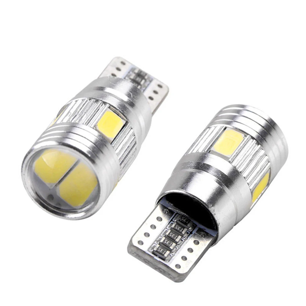 10 шт. Автомобильные светодиодные лампы T10 6SMD 5630 | Автомобили и мотоциклы