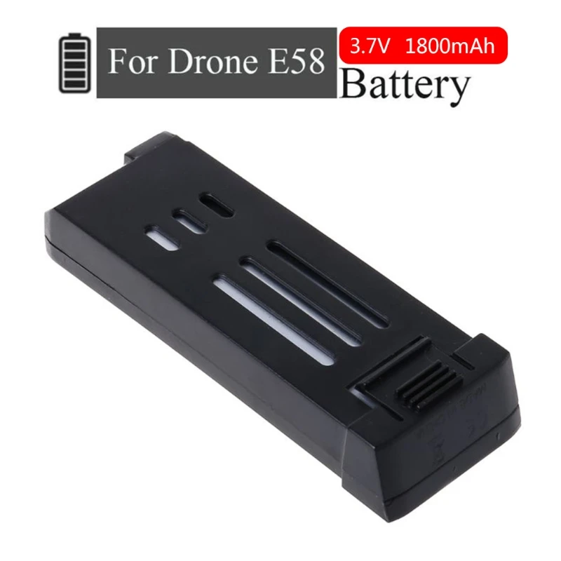 Upgraded 3.7V 1800mAh Lithium Battery Compatible with Eachine E58 L800 JY019 S168 Drone X Pro RC Quadcopter Accessories