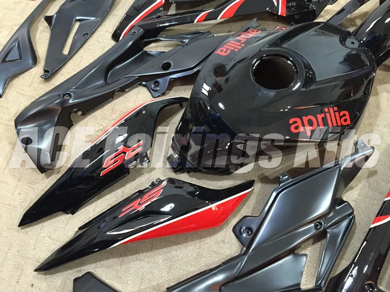 

High quality New ABS Fairings kit Fit for Aprilia RS125 2006 2007 2008 2009 2010 2011 06 07 08 09 10 11 Bodywork set Red black