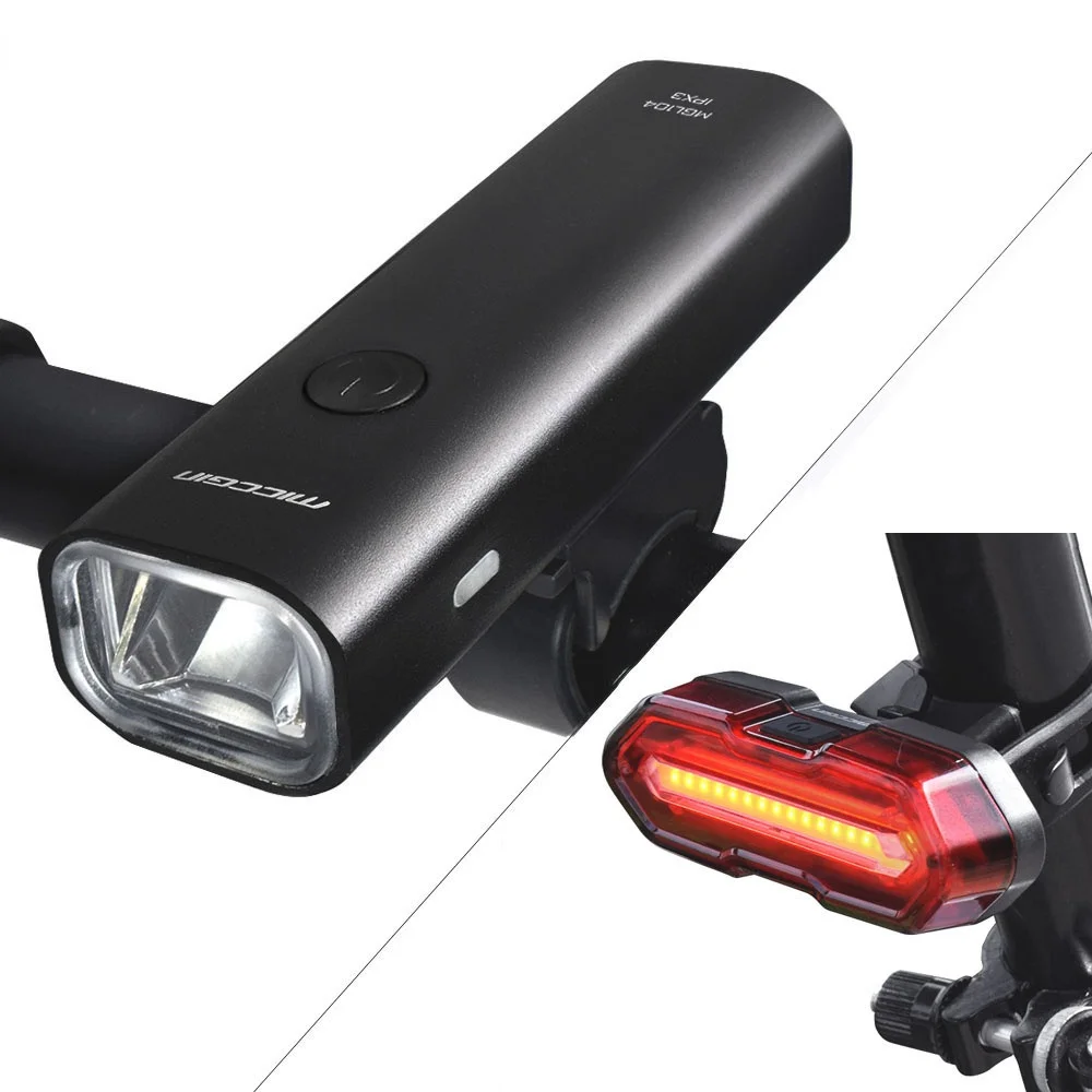 

Bicycle Light LED Bike Super Bright Front Rear Lighting Set Lantern For Cycling Flashlight USB Rechargeable COB Lamp Accessories