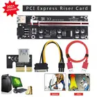 При заказе 1-10 штук VER009S плюс PCI E PCIE Riser 009s плюс стояк X16 6Pin USB3.0 кабель майнинга биткоинов Майнер Графика расширитель Riser карта