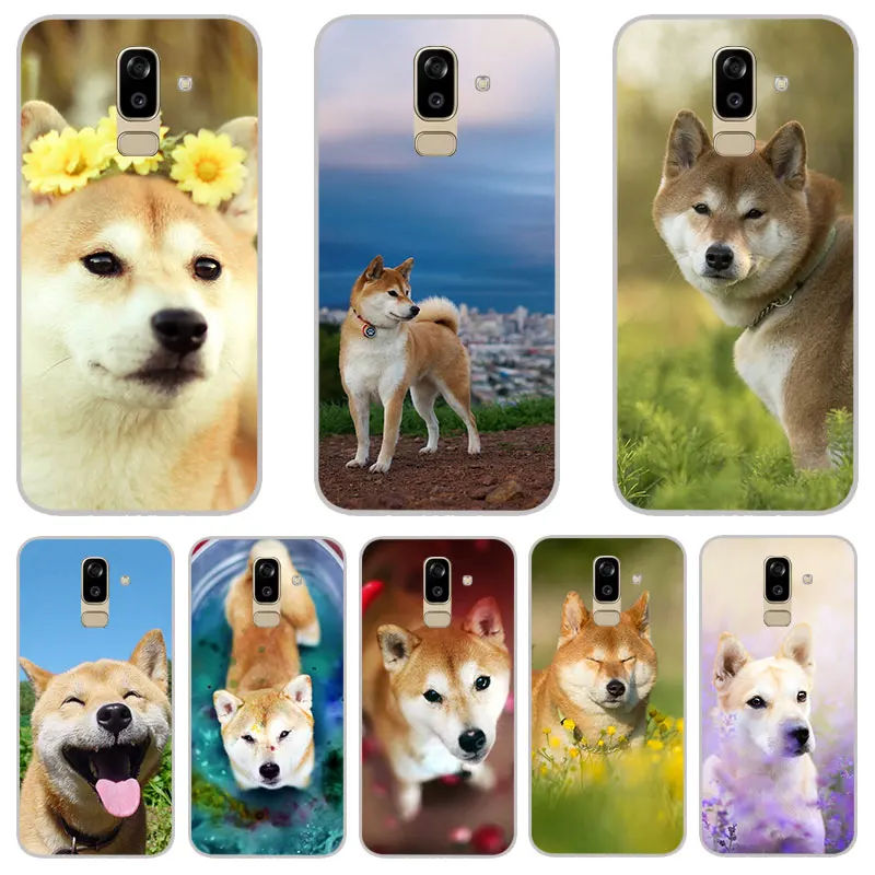 Смешная собака косплей Shiba Лисья Секретная служба (inu матовый Силиконовый чехол
