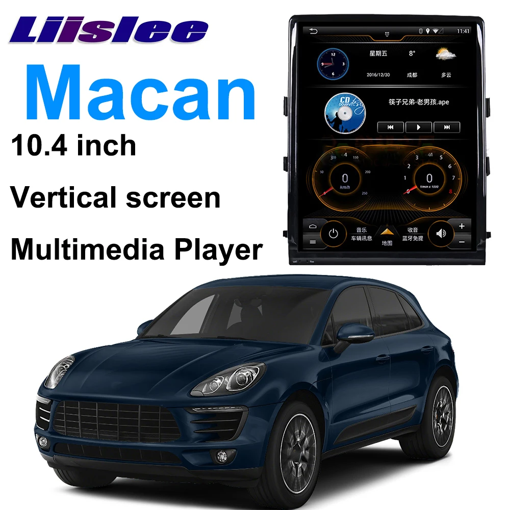 LiisLee Автомобильный мультимедийный GPS аудио Hi Fi Радио стерео для Porsche Macan 95B 2014 ~ 2018