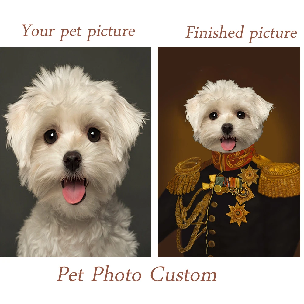 

AZQSD Pet Photo Custom Diamond Painting Customization 5D DIY Diamond Embroidery Aniaml Mosaic For Kids Gifts Home Decor